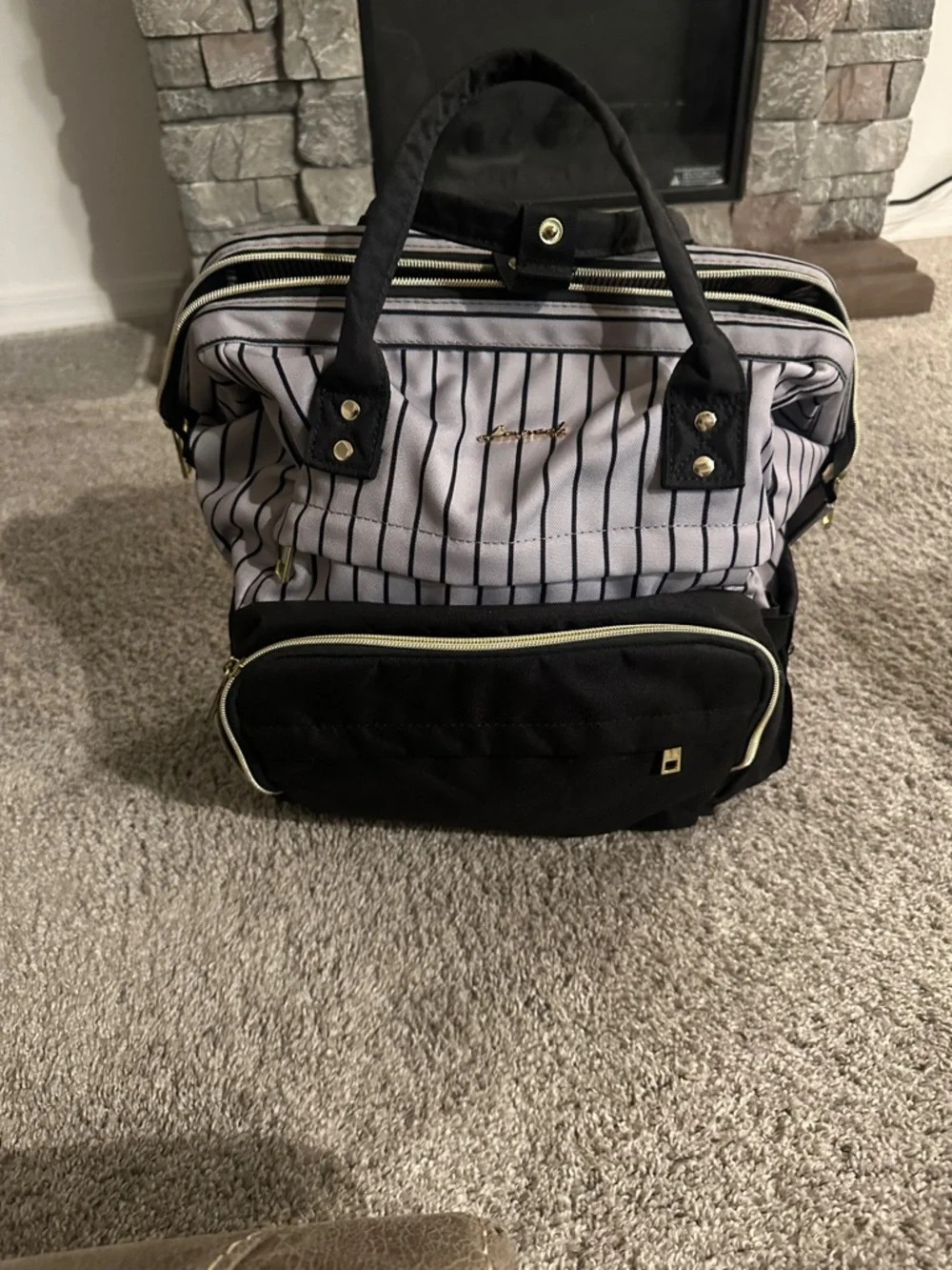 Lovevook Black backpack New computer back pack bag with Fronpockets